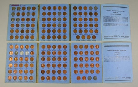 Whitman Lincoln Head Cent Books 1909-1940 & Starting 1941