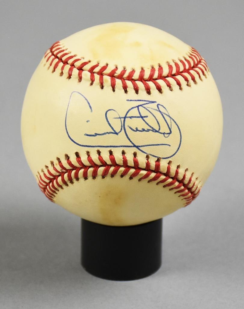 Cecil Fielder MLB First Baseman & DH Signed Baseball (1 of 5)