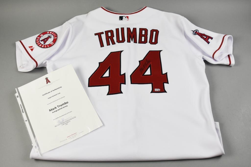 Mark Trumbo Anaheim Angels Signed Jersey w/ Angels COA (1 of 12)