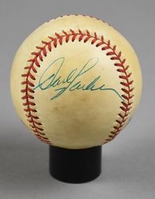 Dave Parker MLB Righter Fielder Signed Baseball-Game Used