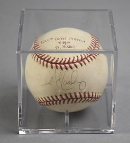 John Lackey 1000 Strikeout Game Used Ball-Signed-MLB Hologram