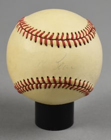 Yogi Berra MLB All Star, World Series Champ & HOF Signed Ball