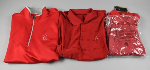 Antigua & Nike Anaheim Angels Golf Shirts & Pullover