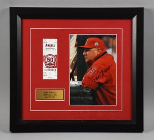 Angels Manager Mike Scoscia 1000th Career Win Commemorative