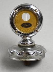 Vintage Moto Meter Chrome Ford Radiator Cap