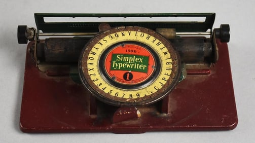 Antique 1906 Special Simplex Typewriter