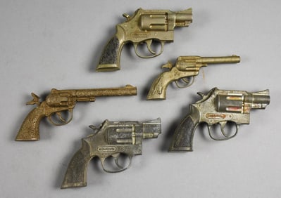 Vintage Hubley Toy Cap Gun Assortment