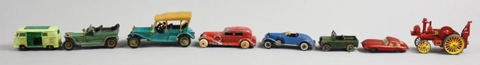 (8) Vintage Lensey, Hot Wheels, Tootsie Die-Cast Cars - Loose