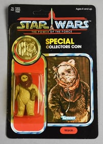 1984 Kenner Star Wars POTF Warok Coin 92A Back-Unpunched