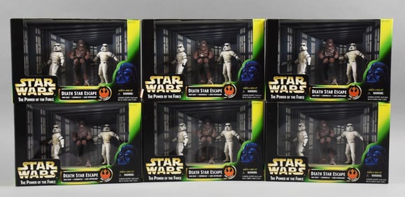(6) 1997 Kenner Star Wars Death Star Escape Play Set-MIB-NOS