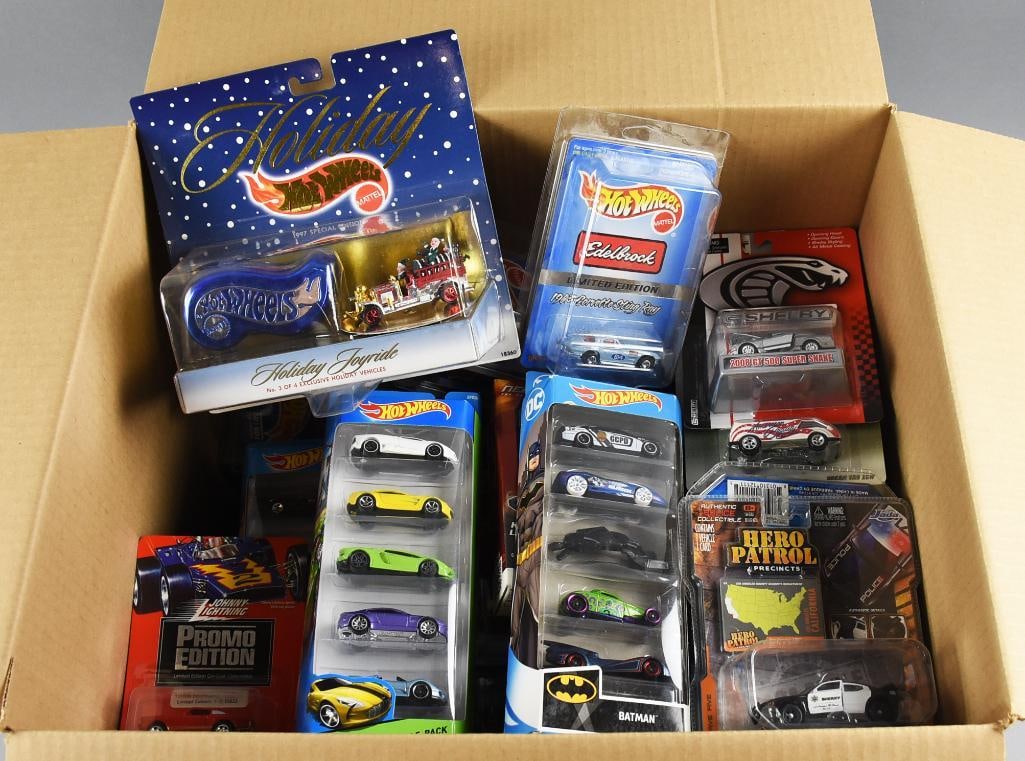 (53) 1990s, 2000s Hot Wheels & Johnny Lightning Asst MOC-NOS (1 of 3)