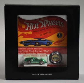 2014 Mattel Hot Wheels Replica '68 Package Ford J-Car-MOC-NOS