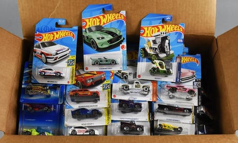 (100) 1990s-00s Mattel Hot Wheels Assortment-MOC-NOS