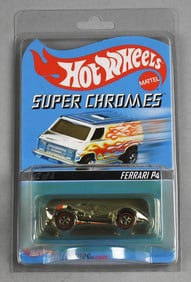 2003 Mattel Hot Wheels Super Chrome Ferrari P4 LE-MOC-NOS