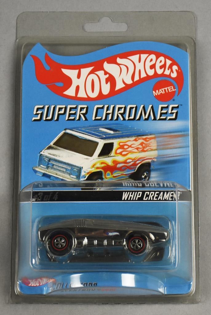 2003 Mattel Hot Wheels Super Chrome Whip Creamer LE-MOC-NOS (1 of 4)