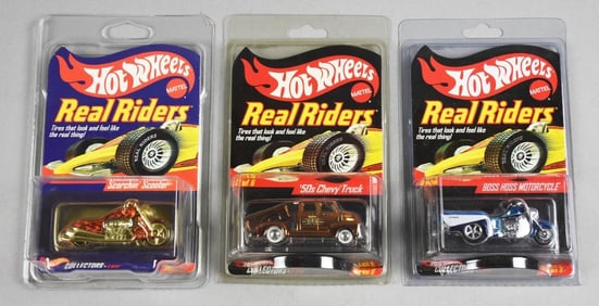 2003, 2006-07 Mattel Hot Wheels Real Riders Ltd Ed - MOC-NOS