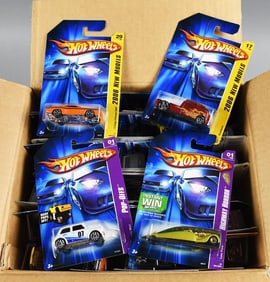 (65) 2000s Mattel Hot Wheels Die-Cast Factory Case-MOC-NOS