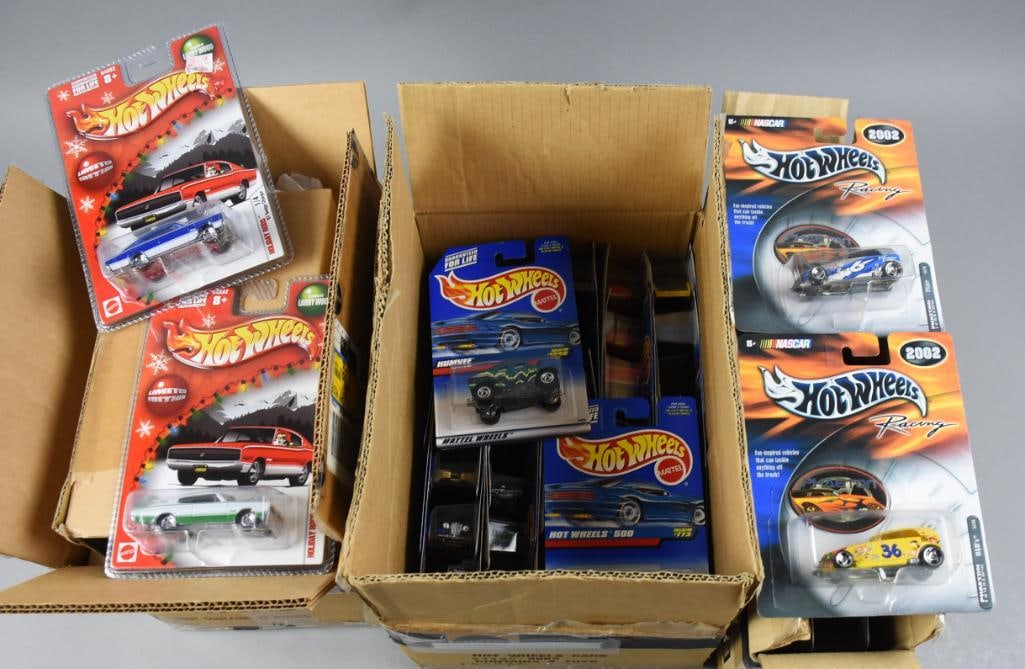 (49) 1990s-00s Mattel Hot Wheels actory Cases-MOC-NOS (1 of 4)