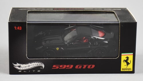 2011 Mattel Hot Wheels Ferrari 599 GTO 1:43-MIB-NOS