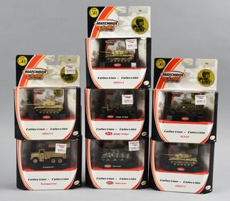 (7) 2001 Mattel Matchbox Collectibles-Military-MIB-NOS