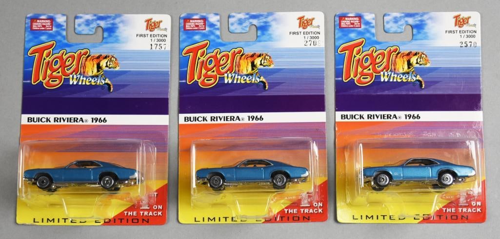 (3) 2000 Tiger Wheels Buick Riviera 966 MOC-NOS (1 of 3)