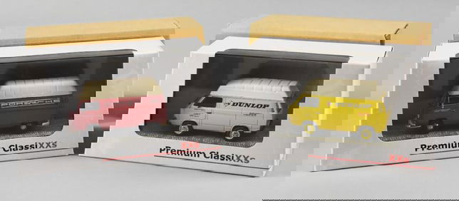 (2) Premium ClassiXXs Die-Cast Vans - MIB-NOS