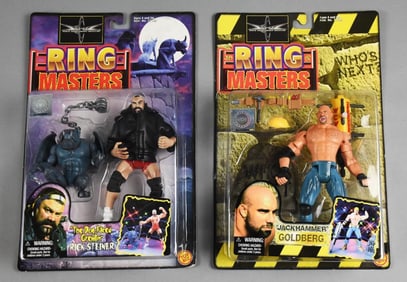 (2) 1999 Toy Biz Ring Masters Action Figures-MOC-NOS
