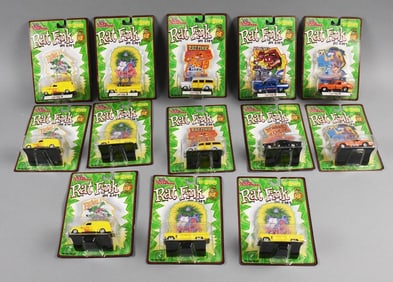(13) 1989 Racing Champions Rat Fink Die-Cast-MOC-NOS