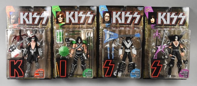 1997 McFarlane Toys KISS Ultra Action Figure Full Set-NOS