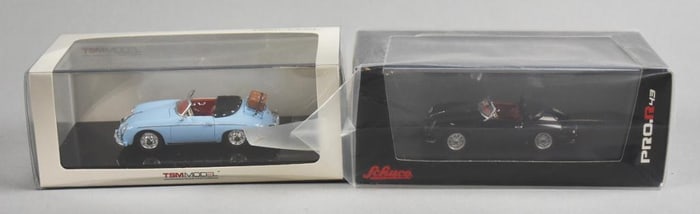 (2) Schuco and TSM Model Porsche 356 Speedsters-MIB-NOS