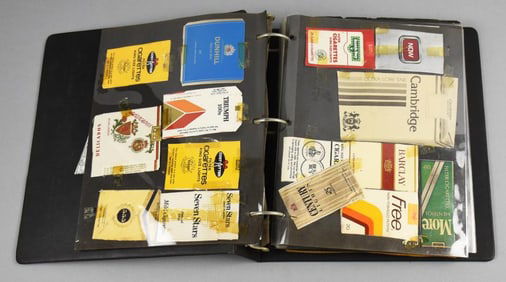 Antique & Vintage Cigarette and Cigar Labels-Full Binder