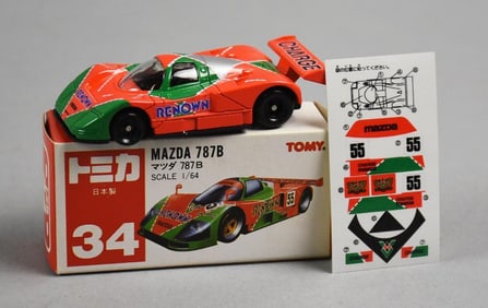1991 Tomica/Tomy Mazda 787B 1/64 Die-Cast - MIB-NOS