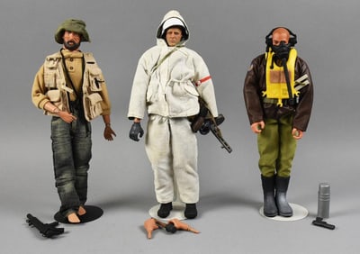 Hasbro, Cotwold & 21st Century Toys Military 12" Dolls