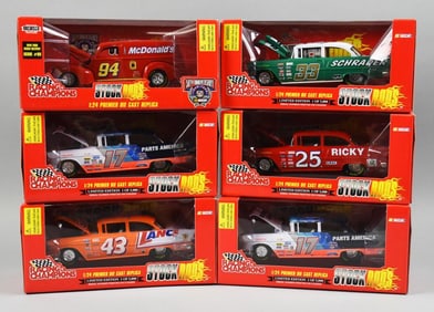 (6) 1997-98 Racing Champions Stock Rods 1:24 Scale-MIB-NOS
