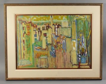 Yehiel Krize (1909-1968) Abstract Study, Guache on Paper