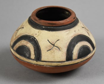 Antique Weller Souevo Attrib Native American Style Pot
