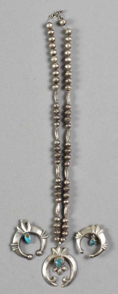 Navajo Silver Jewelry Assortment, Naja w/ Turquoise (1 of 7)