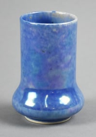 1924 Ruskin Pottery Blue Luster Glaze Vase