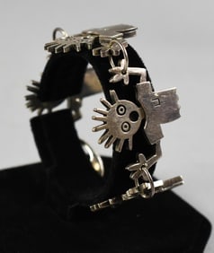 Katie Freedman Attrib Scared Child Sterling Bracelet