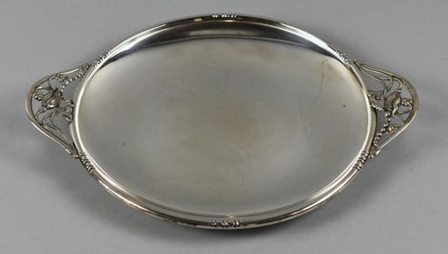 Michael C. Fina Geo. Jensen Styler Sterling Blossom Tray