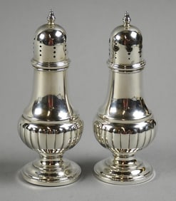 FB Rogers Sterling Hollowware Salt & Pepper Shakers