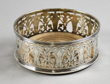 George Nathan, Ridley Hayes Birmingham Sterling Wine Coaster