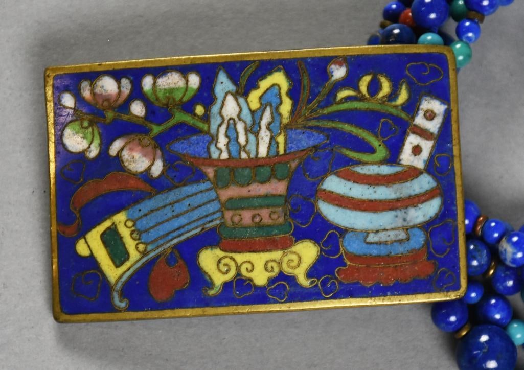 Judith Ubick OOAK Multi-Stone Necklace, Buckle Pendant (1 of 10)