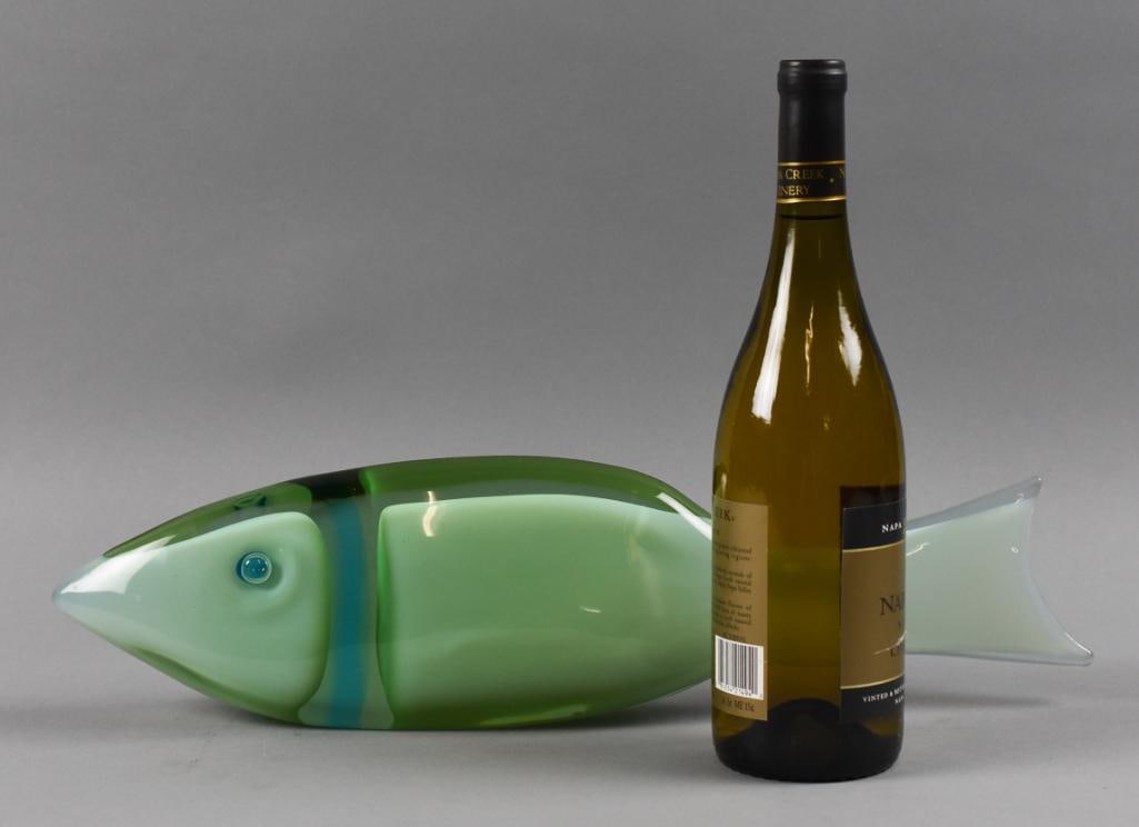 Vintage Cenedese Murano  Glass Fish Sculpture (1 of 5)