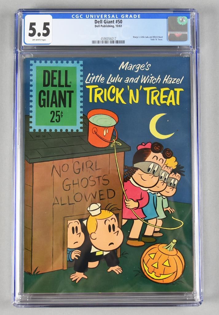 1961 Giant Dell Marge's Lulu Witch Hazel Trick N Treat CGC 5.5 (1 of 3)