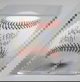Anaheim Angels Mike Trout & Tim Salmon Signed Ball