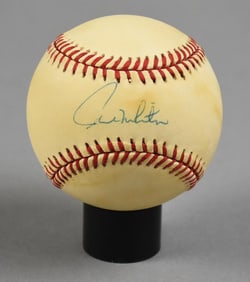 Paul Molitor Hall of Fame Infielders Signed Baseball