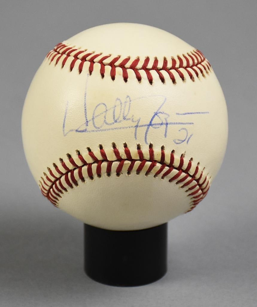 Wally Joyner Anaheim Angels First Baseman Signed Ball (1 of 2)