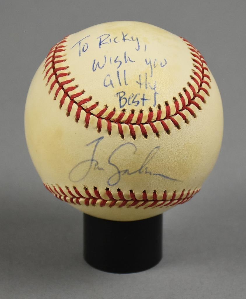 Anaheim Angels Tim Salmon Signed Baseball (1 of 4)