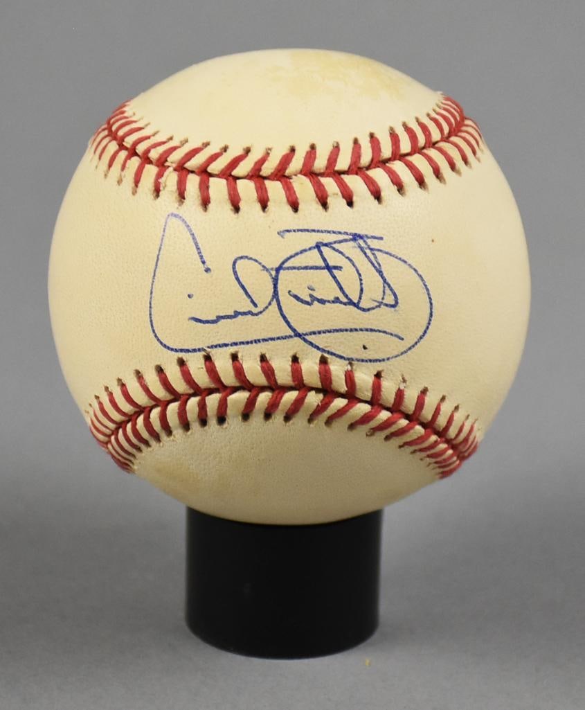 Cecil Fielder MLB First Baseman & DH Signed Baseball (1 of 4)